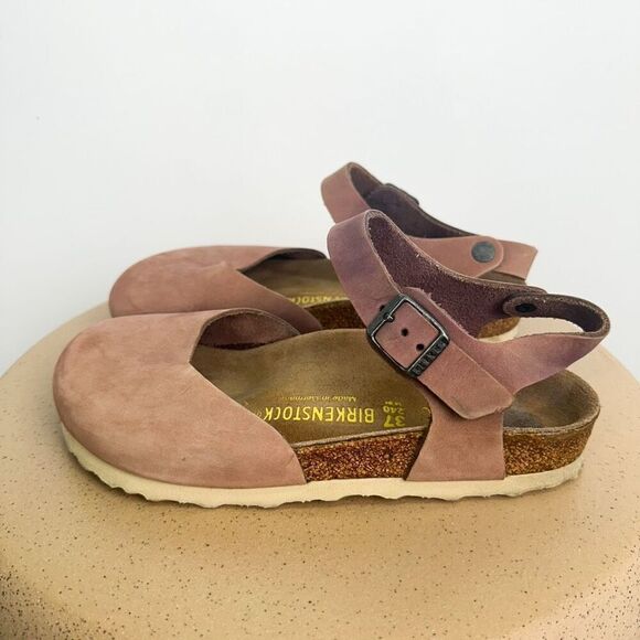Birkenstock Women’s Messina Mary Jane Nubuck Leather Pink Mauve RARE HTF - Picture 2 of 16